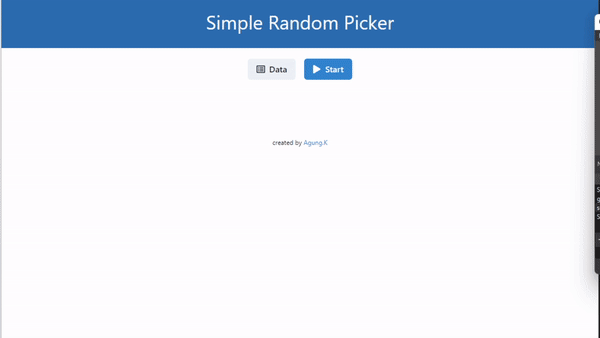 Simple Random Picker